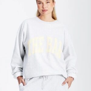 The Bar Inside Out varsity sweatshirt